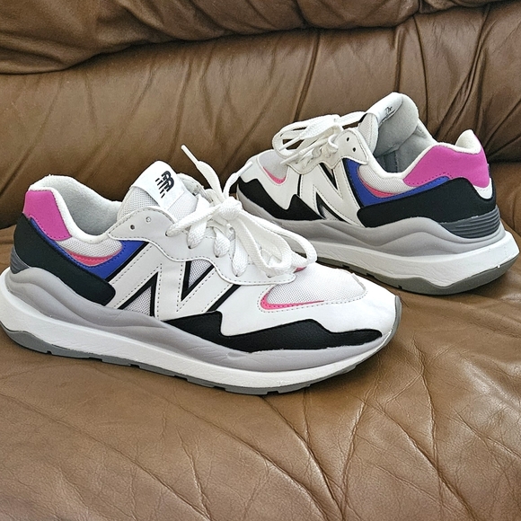 Men's New Balance 57/40 Multicolor Leather Sneakers Size 9.5 - Picture 1 of 11